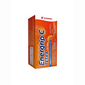 Energrip C Tetra Com 10 Comprimidos Efervecentes Vitamedic