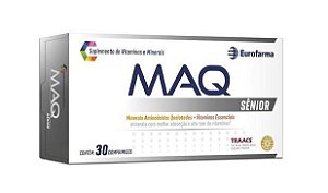 Maq Sênior Suplemento de Vitaminas e Minerais 30 Comprimidos - Eurofarma