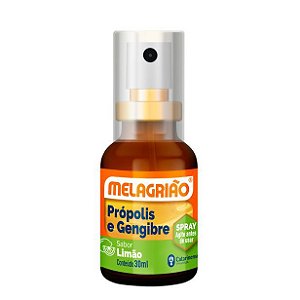 Melagriao Spray Limão 30Ml Propolis + Gengibre