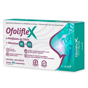 Ofoliflex Cálcio + Vitaminas B6 E B12 Com 60 Comp.