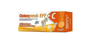 Osteoprevix Eff + C Efervescente Laranja 10 Comprimidos - Airela