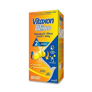 Vitaxon D + Zinco 2000Ui 30 Capsulas 30 Mg Airela