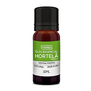 Óleo Essencial Hortela Pimenta Farmax 10Ml