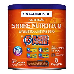 Cat Nutri Flakes Power Shake Brigadeiro 320G Catarinense