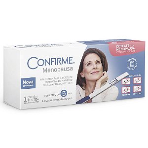 Tiras De Menopausa Confirme 1 Unidade + Frasco Coletor