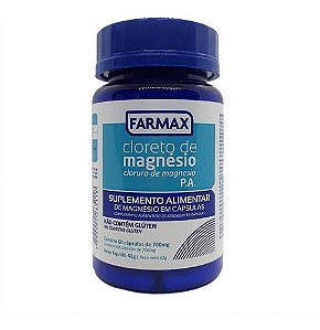 Cloreto De Magnésio P.A Farmax 700Mg - 60 Cápsulas