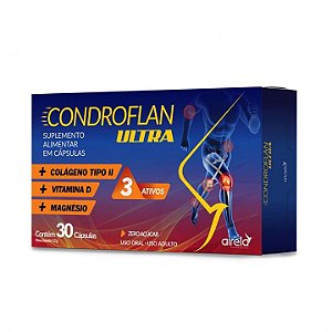 Condroflan Ultra 30 Capsulas Magnesio + Colágeno + Vitamina D Airela