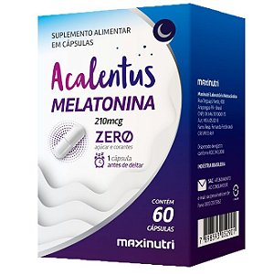 Acalentus Melatonina 60 Caps Maxinutri