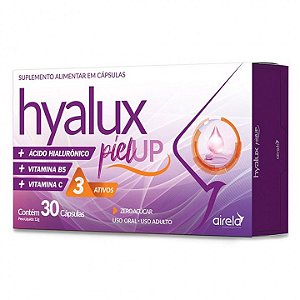 Hyalux Piel Up Vitamina C + Ac Hialurônico C/30 Cápsulas