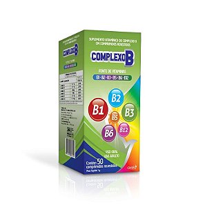 Imuno B 50 Comprimidos Vitamina Complexo B Airela