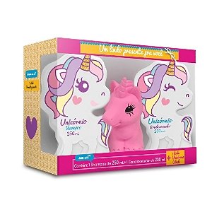 Kit Meu Unicornio Shampoo 250Ml + Cond 230Ml + Unicornio Wish