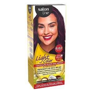 Coloração Salon Line Light Color Profissional 6.62 Marsala