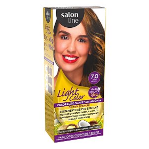 Coloração Salon Line Light Color Profissional 7.0 Louro Natural