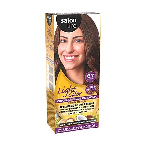 Coloração Light Color 6.7 Chocolate Salon Line