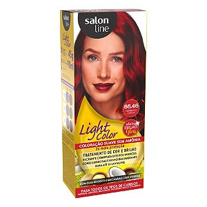 Coloração Light Color 66.46 Vermelho Cereja Salon Line
