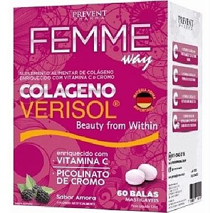 Colageno Verisol Femme Way 60 Balas Prevent Pharma