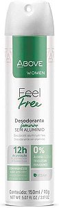 Desodorante Aerossol Feel Free Women 150ml - Above