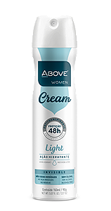 Desodorante Aerossol Cream Light 150ml - Above