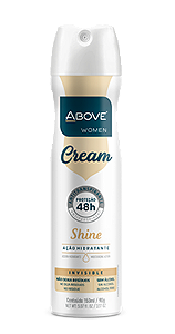 Desodorante Aerossol Cream Shine 150ml - Above