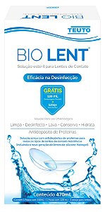 Bio Lent Soluções Para Lente De Contato Kit Frasco 350Ml + Frasco 120Ml Teuto