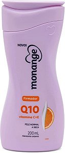Hidratante Monange Firmador Q10 Vitamina C + E – Pele Normal a Seca com Ação Desodorante 200ml