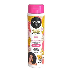 Shampoo SOS Cachos Mel Cachos Intensos Salon Line 300ml
