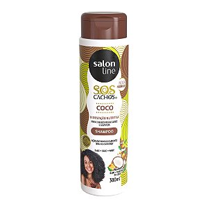 Shampoo SOS Cachos Coco Tratamento Profundo Salon Line 300ml