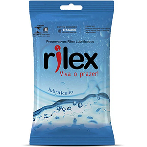 Preservativos Lubrificado Sachê 3 Unidades - Rilex