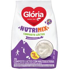 Composto Lácteo Glória Pouch Nutrimax Caixa Com 25 UN De 360g