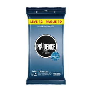 Preservativo Super Sensitive Leve 12/Pague 10- Prudence