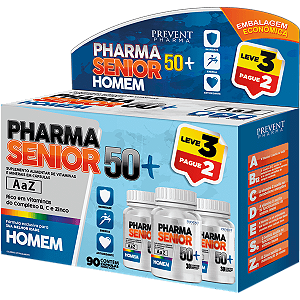 Phama Senior HOMEM Leve 3 Pague 2 - 90 Cápsulas Prevent Pharma