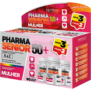 Phama Senior MULHER Leve 3 Pague 2 - 90 Cápsulas Prevent Pharma