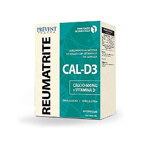 Reumatrite CAL-D3 600mg/5mcg c/60 Cápsulas Prevent Pharma