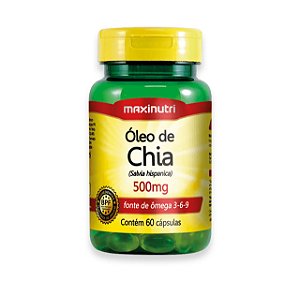 Óleo De Chia - 60 Cápsulas - Maxinutri