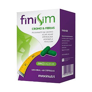 FiniSim Cromo + Fibras 60 Cápsulas - Maxinutri
