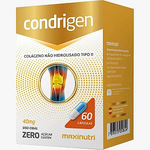 Condrigen Colágeno Não Hidrolisado Tipo 2 60Cáp Maxinutri