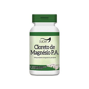 Cloreto De Magnésio P.A 500Mg 120 Cápsulas Duom