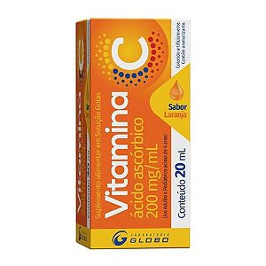 Vitamina C 200Mg Frasco Com 20Ml - Globo
