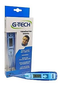 Termômetro Clínico Digital Febre Th150 Azul G-Tech