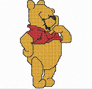 Matriz Bordado Ponto Cruz Ursinho Pooh E Sua Turma