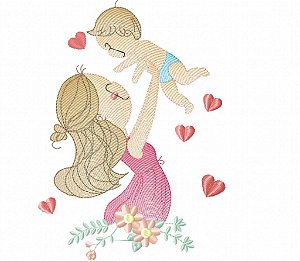 Matriz Bordado Coleção Mãe É Amor Delicado