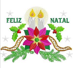Matriz Bordado Natal Pano De Prato Frases