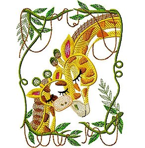 Matriz Bordado Bichinhos Mãe E Filhote Riplled