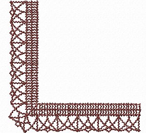 Matriz Bordado Cantos Em Renda