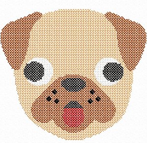 Matriz Bordado Ponto Cruz Cachorrinhos Lindos
