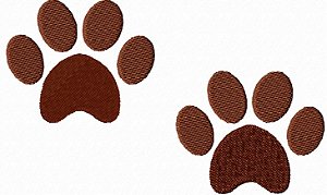 Matriz Bordado Patinhas E Pets Contorno