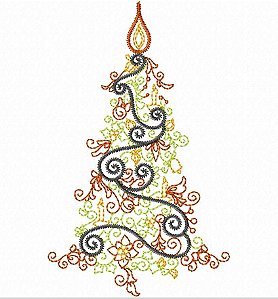 Matriz Bordado Natal Colorwork Lindo