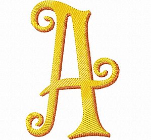 Matriz Bordado Alfabeto Encantador
