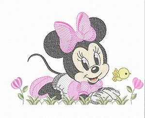 Matriz Bordado Minnie E Mickey Baby