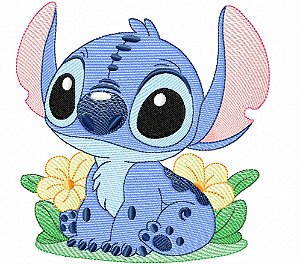 Matriz Bordado Conjunto Lillo Stitch E Angel